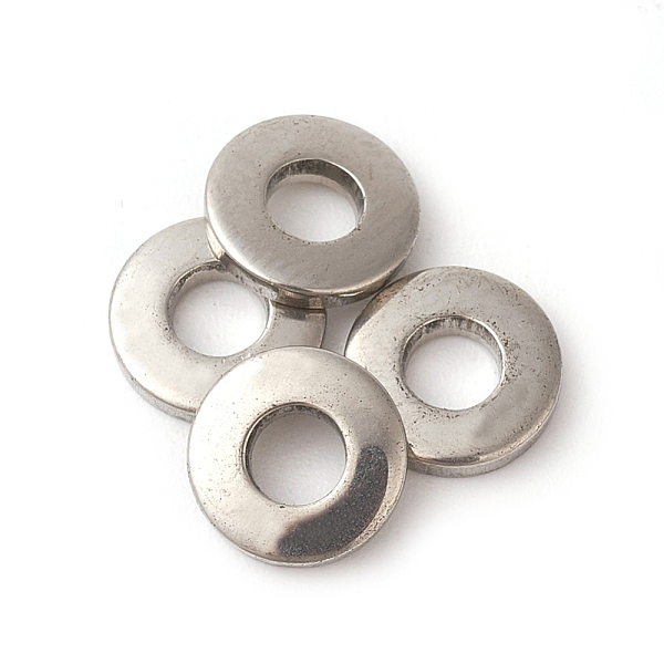 PandaHall 201 Stainless Steel Linking Rings, Donut, Stainless Steel Color, 8x1.5mm, Inner Diameter: 3.2~3.5mm 201 Stainless Steel Donut
PandaHall 201 Stainless Steel Linking Rings, Donut, Stainless Steel Color, 8x1.5mm, Inner Diameter: 3.2~3.5mm 201 Stainless Steel Donut
