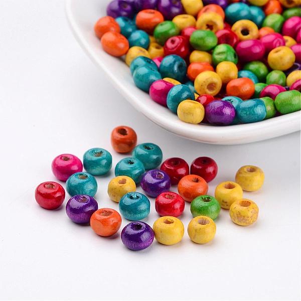 PandaHall Lead Free Natural Wood Round Beads, Dyed, 6mm wide, 5mm high, hole: 1.5mm Wood Round Multicolor
PandaHall Lead Free Natural Wood Round Beads, Dyed, 6mm wide, 5mm high, hole: 1.5mm Wood Round Multicolor