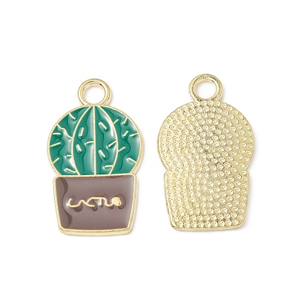 PandaHall Alloy Enamel Pendants, Cactus Charm, Golden, Saddle Brown, 22x12.5x1mm, Hole: 2.5mm Alloy+Enamel Cactus
PandaHall Alloy Enamel Pendants, Cactus Charm, Golden, Saddle Brown, 22x12.5x1mm, Hole: 2.5mm Alloy+Enamel Cactus