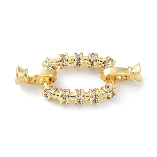 PandaHall Rack Plating Brass Pave Clear Cubic Zirconia Fold Over Clasps, Cadmium Free & Lead Free, Long-Lasting Plated, Oval, Golden, Oval...
PandaHall Rack Plating Brass Pave Clear Cubic Zirconia Fold Over Clasps, Cadmium Free & Lead Free, Long-Lasting Plated, Oval, Golden, Oval...