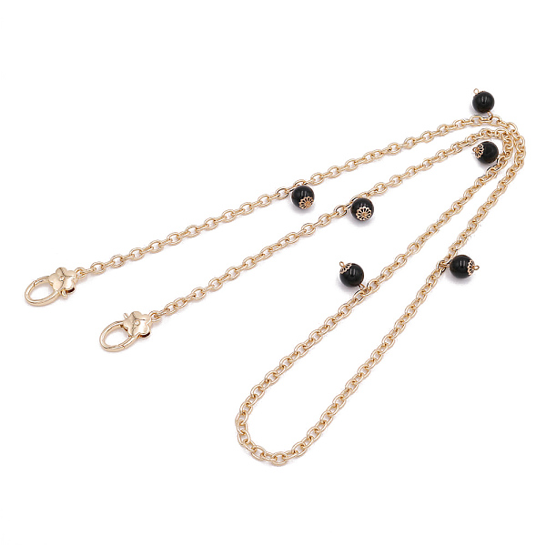 PandaHall Alloy Bag Straps, with Acrylic Beads and Alloy Clasps, Bag Repalcement Accessories, Light Gold, 117.5~118.5x0.7x0.15cm, Pendants...
PandaHall Alloy Bag Straps, with Acrylic Beads and Alloy Clasps, Bag Repalcement Accessories, Light Gold, 117.5~118.5x0.7x0.15cm, Pendants...