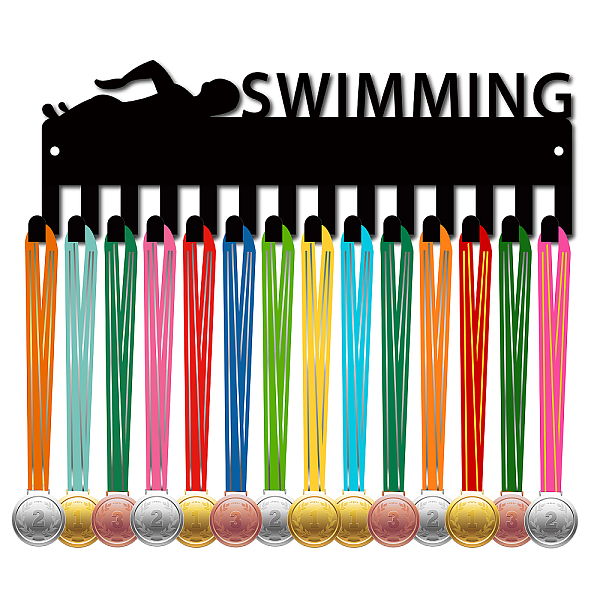 PandaHall CREATCABIN Swimming Medal Hanger Display Medal Holder Rack Sports Metal Hanging Awards Iron Small Mount Decor with 20 Hooks for...
PandaHall CREATCABIN Swimming Medal Hanger Display Medal Holder Rack Sports Metal Hanging Awards Iron Small Mount Decor with 20 Hooks for...