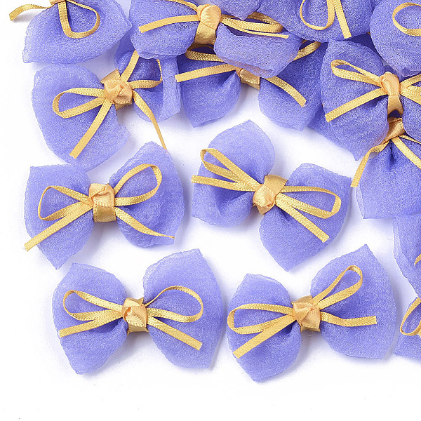 PandaHall Handmade Woven Costume Accessories, Bowknot & Hair Bows, Medium Slate Blue, 35~40x44.5~48x12~14mm Organza Bowknot Purple
PandaHall Handmade Woven Costume Accessories, Bowknot & Hair Bows, Medium Slate Blue, 35~40x44.5~48x12~14mm Organza Bowknot Purple