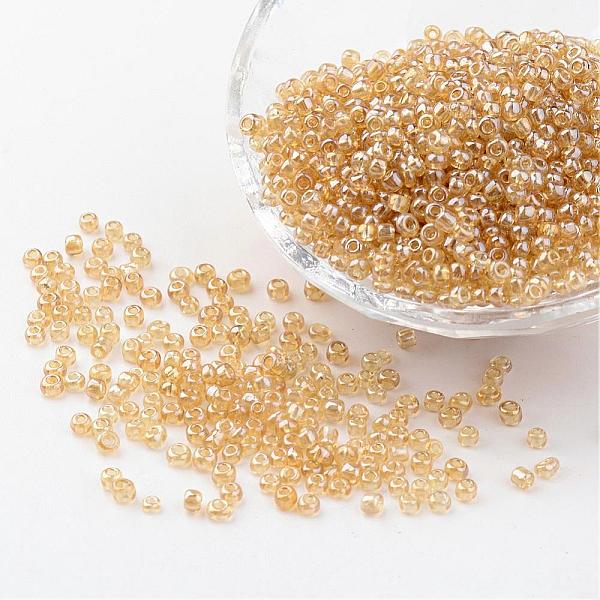 PandaHall Round Glass Seed Beads, Trans. Colours Lustered, Goldenrod, Size: about 3mm in diameter, hole: 1mm, about 1097pcs/50g Glass Gold
PandaHall Round Glass Seed Beads, Trans. Colours Lustered, Goldenrod, Size: about 3mm in diameter, hole: 1mm, about 1097pcs/50g Glass Gold