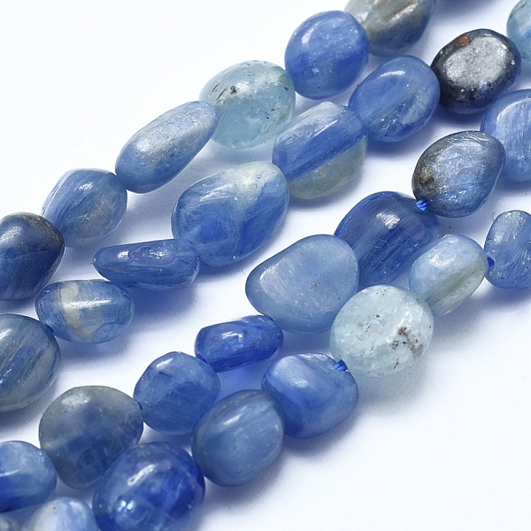 PandaHall Natural Kyanite/Cyanite/Disthene Bead Strands, Tumbled Stone, Nuggets, 5~8mm, Hole: 0.8mm, about 45~47pcs/strand, 15.7 inch(40cm)...
PandaHall Natural Kyanite/Cyanite/Disthene Bead Strands, Tumbled Stone, Nuggets, 5~8mm, Hole: 0.8mm, about 45~47pcs/strand, 15.7 inch(40cm)...