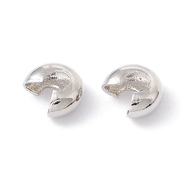 PandaHall Brass Crimp Beads Covers, Cadmium Free & Lead Free, Platinum, 4x3.5x2mm, Hole: 2mm Brass
PandaHall Brass Crimp Beads Covers, Cadmium Free & Lead Free, Platinum, 4x3.5x2mm, Hole: 2mm Brass