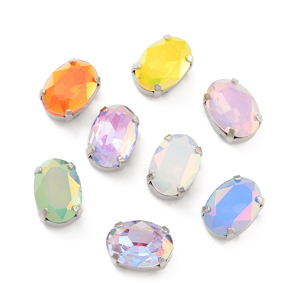 PandaHall Oval Opal Sew On Rhinestones, Multi-Strand Links, K9 Glass Rhinestone with Brass Prong Settings, Mixed Color, Platinum..., Multicolor
PandaHall Oval Opal Sew On Rhinestones, Multi-Strand Links, K9 Glass Rhinestone with Brass Prong Settings, Mixed Color, Platinum..., Multicolor