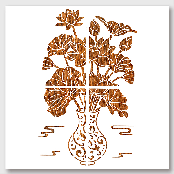 PandaHall 4Pcs 4 Styles PET Hollow Out Drawing Painting Stencils, for DIY Scrapbook, Photo Album, July Lotus, 297x210mm, 1pc/style Plastic...
PandaHall 4Pcs 4 Styles PET Hollow Out Drawing Painting Stencils, for DIY Scrapbook, Photo Album, July Lotus, 297x210mm, 1pc/style Plastic...