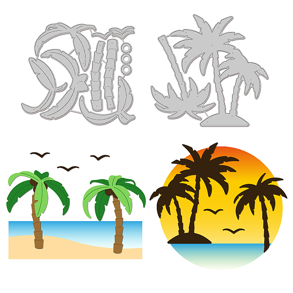 PandaHall GLOBLELAND 2Pcs Coconut Tree Cutting Dies Metal Frame Die Cuts Embossing Stencils Template for Paper Card Making Decoration DIY...
PandaHall GLOBLELAND 2Pcs Coconut Tree Cutting Dies Metal Frame Die Cuts Embossing Stencils Template for Paper Card Making Decoration DIY...