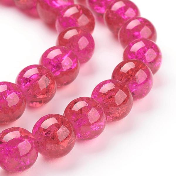 PandaHall Spray Painted Crackle Glass Beads Strands, Round, Two Tone, FireBrick, 10mm, Hole: 1.3~1.6mm, about 80pcs/strand, 31.4 inch Glass..., Red
PandaHall Spray Painted Crackle Glass Beads Strands, Round, Two Tone, FireBrick, 10mm, Hole: 1.3~1.6mm, about 80pcs/strand, 31.4 inch Glass..., Red