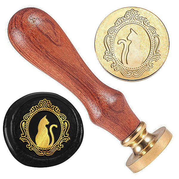 PandaHall Golden Plated Brass Sealing Wax Stamp Head, with Wood Handle, for Envelopes Invitations, Gift Cards, Cat Shape, 83x22mm, Head...
PandaHall Golden Plated Brass Sealing Wax Stamp Head, with Wood Handle, for Envelopes Invitations, Gift Cards, Cat Shape, 83x22mm, Head...