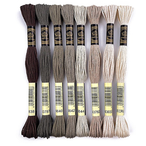 PandaHall 8 Skeins 8 Colors 6-Ply Crochet Threads, Embroidery Floss, Mercerized Cotton Yarn for Lace Hand Knitting, Mixed Color, 1mm, about..., Multicolor
PandaHall 8 Skeins 8 Colors 6-Ply Crochet Threads, Embroidery Floss, Mercerized Cotton Yarn for Lace Hand Knitting, Mixed Color, 1mm, about..., Multicolor