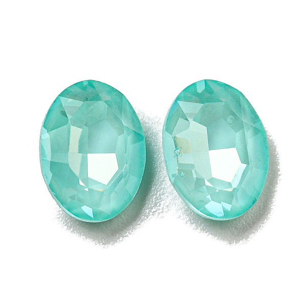 PandaHall Glass Rhinestone Cabochons, Point Back & Back Plated, Faceted, Oval, Light Azore, 8x6x3mm Glass Rhinestone Oval Blue
PandaHall Glass Rhinestone Cabochons, Point Back & Back Plated, Faceted, Oval, Light Azore, 8x6x3mm Glass Rhinestone Oval Blue