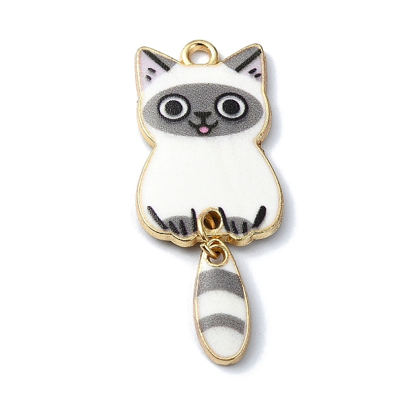 PandaHall Alloy Enamel Pendants, Golden, Cat Charm, White, 39x15.5x2mm, Hole: 2mm Alloy+Enamel Cat Shape White
PandaHall Alloy Enamel Pendants, Golden, Cat Charm, White, 39x15.5x2mm, Hole: 2mm Alloy+Enamel Cat Shape White