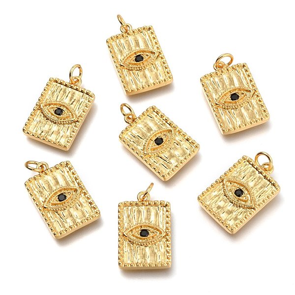 PandaHall Brass Micro Pave Black Cubic Zirconia Pendants, Long-Lasting Plated, with Jump Ring, Rectangle with Eye, Real 18K Gold Plated...
PandaHall Brass Micro Pave Black Cubic Zirconia Pendants, Long-Lasting Plated, with Jump Ring, Rectangle with Eye, Real 18K Gold Plated...