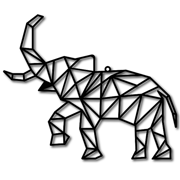 PandaHall Iron Pendant Decorations, for Outdoor Garden Decoration, Elephant, Electrophoresis Black, 30x26cm Iron Elephant
PandaHall Iron Pendant Decorations, for Outdoor Garden Decoration, Elephant, Electrophoresis Black, 30x26cm Iron Elephant