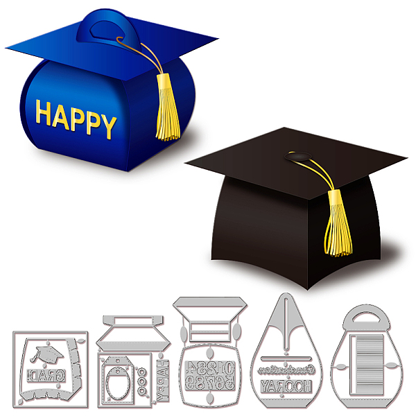 PandaHall GLOBLELAND 3D Graduation Cap Box Metal Die Cuts Graduation Cap Metal Cutting Die Hooray Grad Cutting Dies for DIY Scrapbooking...
PandaHall GLOBLELAND 3D Graduation Cap Box Metal Die Cuts Graduation Cap Metal Cutting Die Hooray Grad Cutting Dies for DIY Scrapbooking...