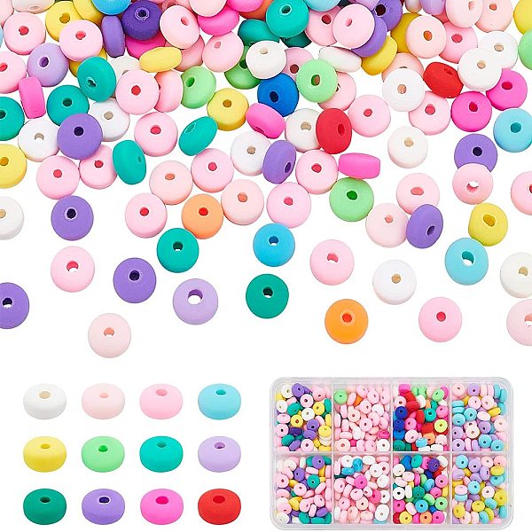 PandaHall PH About 450pcs Heishi Clay Beads 4 Marshmallow Colors 6mm Vinyl Heishi Beads Flat Roundelle Handmade Polymer Clay Beads for DIY..., Multicolor
PandaHall PH About 450pcs Heishi Clay Beads 4 Marshmallow Colors 6mm Vinyl Heishi Beads Flat Roundelle Handmade Polymer Clay Beads for DIY..., Multicolor