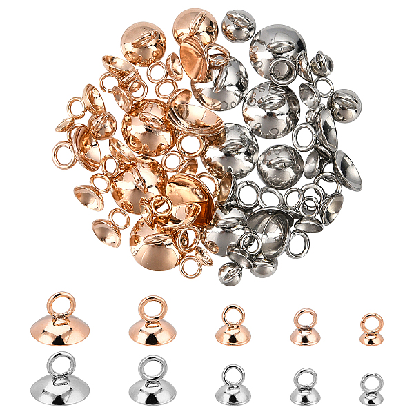 PandaHall UNICRAFTALE 60pcs 5 Sizes 2 Colors Pendant Bails Snap On Bails Stainless Steel Bails Pinch Bails Clasp Connector Findings for...
PandaHall UNICRAFTALE 60pcs 5 Sizes 2 Colors Pendant Bails Snap On Bails Stainless Steel Bails Pinch Bails Clasp Connector Findings for...