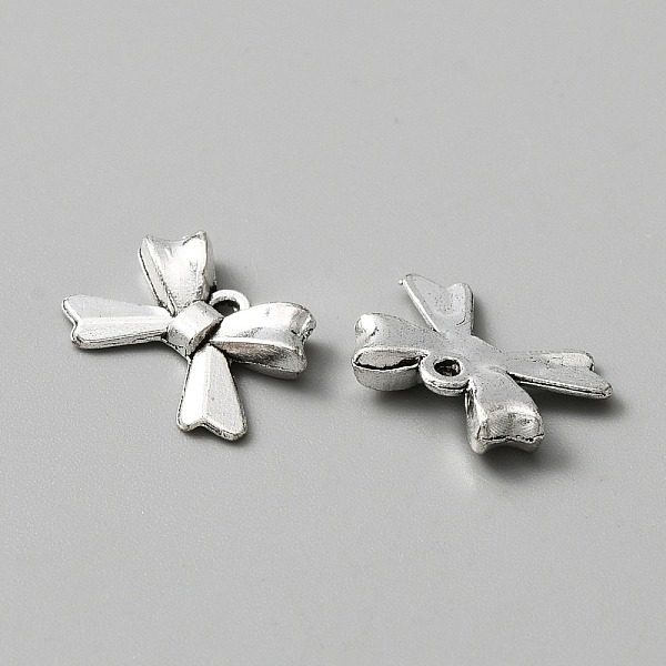 PandaHall Tibetan Style Alloy Charms, Bowknot Charms, Antique Silver, 10.5x14.5x2.5mm, Hole: 1mm Alloy Bowknot
PandaHall Tibetan Style Alloy Charms, Bowknot Charms, Antique Silver, 10.5x14.5x2.5mm, Hole: 1mm Alloy Bowknot
