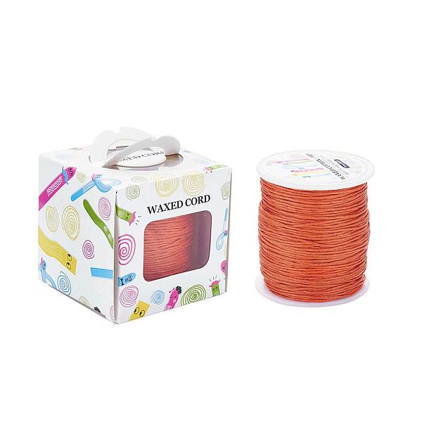 PandaHall Waxed Cotton Cords, Dark Orange, 1mm, about 100yards/roll(91.44m/roll), 300 feet/roll Waxed Cotton Cord Round Orange
PandaHall Waxed Cotton Cords, Dark Orange, 1mm, about 100yards/roll(91.44m/roll), 300 feet/roll Waxed Cotton Cord Round Orange