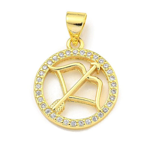 PandaHall Brass Micro Pave Cubic Zirconia Pendants, Real 18K Gold Plated, Sagittarius, 17.8x15x2mm, Hole: 4x3.5mm Brass+Cubic Zirconia..., Clear
PandaHall Brass Micro Pave Cubic Zirconia Pendants, Real 18K Gold Plated, Sagittarius, 17.8x15x2mm, Hole: 4x3.5mm Brass+Cubic Zirconia..., Clear