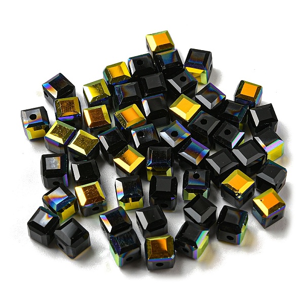 PandaHall Electroplate Glass Beads, Faceted, Cube, Black, 5.5x5.5x5.5mm, Hole: 1.6mm , 100pcs/bag Glass Cube Black
PandaHall Electroplate Glass Beads, Faceted, Cube, Black, 5.5x5.5x5.5mm, Hole: 1.6mm , 100pcs/bag Glass Cube Black