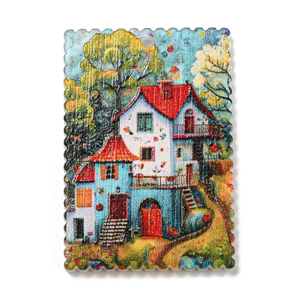 PandaHall Rectangle Acrylic Pendants, House, House, 35.5x24.5x2.5mm, Hole: 1.6mm Acrylic House
PandaHall Rectangle Acrylic Pendants, House, House, 35.5x24.5x2.5mm, Hole: 1.6mm Acrylic House