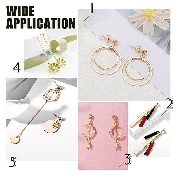 PandaHall UNICRAFTALE 100pcs(50 Pairs) Ball Stud Earring with Loop Stainless Steel Stud Earrings 0.8mm Pin Golden Ball Ear Studs Components...
PandaHall UNICRAFTALE 100pcs(50 Pairs) Ball Stud Earring with Loop Stainless Steel Stud Earrings 0.8mm Pin Golden Ball Ear Studs Components...