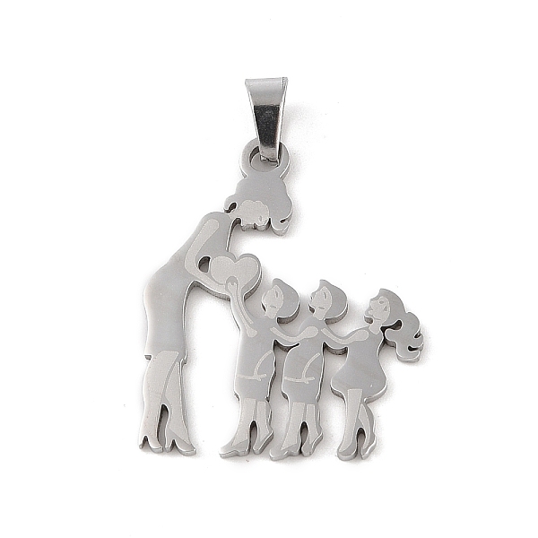 PandaHall Mother's Day 304 Stainless Steel Pendants, Laser Cut, Mother and Child Charm, Stainless Steel Color, 32x26x1mm, Hole: 6x4mm 304...
PandaHall Mother's Day 304 Stainless Steel Pendants, Laser Cut, Mother and Child Charm, Stainless Steel Color, 32x26x1mm, Hole: 6x4mm 304...