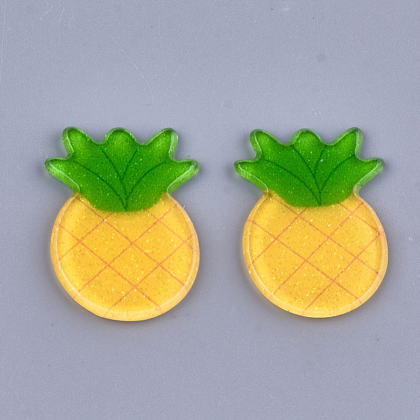 PandaHall Plastic Cabochons, with Glitter Powder, Pineapple, Gold, 25x19x2mm Plastic Fruit Gold
PandaHall Plastic Cabochons, with Glitter Powder, Pineapple, Gold, 25x19x2mm Plastic Fruit Gold