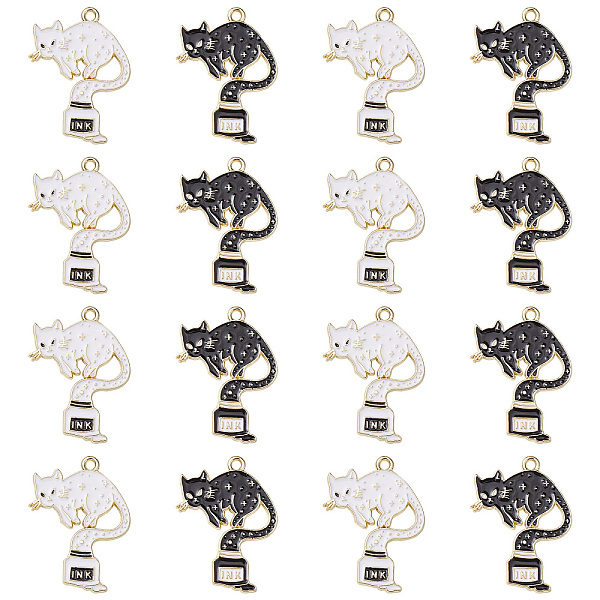 PandaHall 30Pcs 2 Styles Alloy Enamel Pendants, Golden, Cat Charm, Mixed Color, 32x23x1.5mm, Hole: 1.5mm, 15pcs/style Alloy+Enamel Cat Shape..., Multicolor
PandaHall 30Pcs 2 Styles Alloy Enamel Pendants, Golden, Cat Charm, Mixed Color, 32x23x1.5mm, Hole: 1.5mm, 15pcs/style Alloy+Enamel Cat Shape..., Multicolor