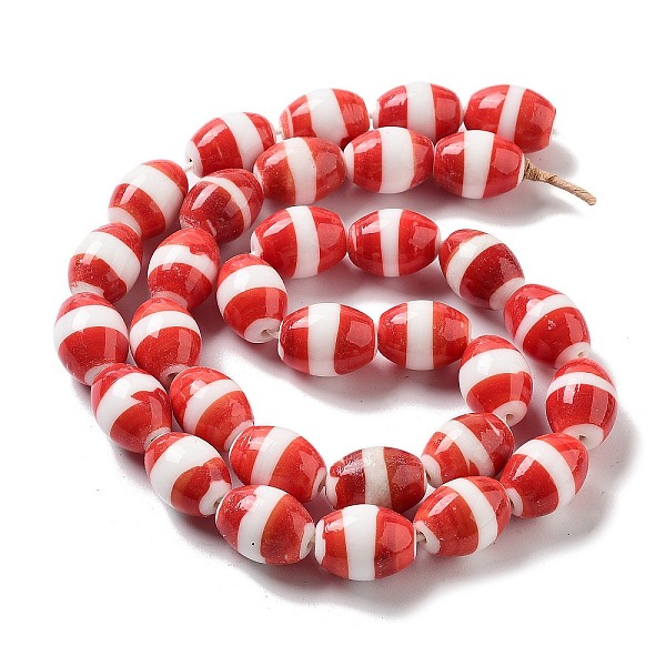 PandaHall Handmade Nepalese Lampwork Beads, Barrel, Red, 19x14mm, Hole: 2mm, about 36pcs/strand, 26.38''(67cm) Lampwork Oval Red
PandaHall Handmade Nepalese Lampwork Beads, Barrel, Red, 19x14mm, Hole: 2mm, about 36pcs/strand, 26.38''(67cm) Lampwork Oval Red