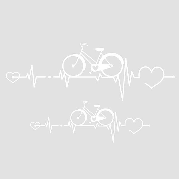 PandaHall PVC Wall Stickers, for Wall Decoration, Heartbeat & Bicycle Pattern, White, 300x900mm Plastic Bicycle White
PandaHall PVC Wall Stickers, for Wall Decoration, Heartbeat & Bicycle Pattern, White, 300x900mm Plastic Bicycle White