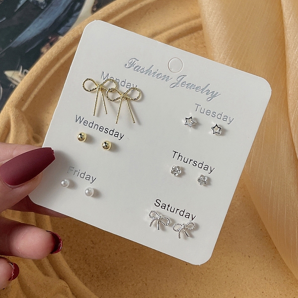 PandaHall Exquisite 925 Sterling Silver Stud Earrings Sets for Girls Women, Mixed Shape, Platinum & Golden, Package Size: 75x75mm Sterling...
PandaHall Exquisite 925 Sterling Silver Stud Earrings Sets for Girls Women, Mixed Shape, Platinum & Golden, Package Size: 75x75mm Sterling...