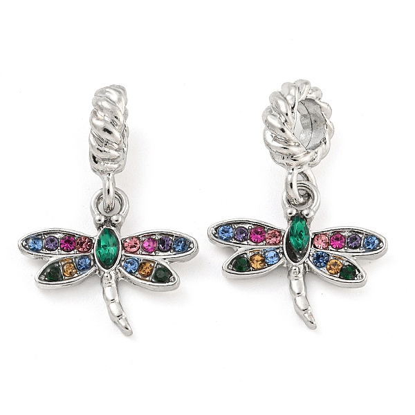 PandaHall Rack Plating Alloy Pave Colorful Rhinestone Insect European Dangle Charms, Large Hole Pendants, Platinum, Cadmium Free & Nickel..., Multicolor
PandaHall Rack Plating Alloy Pave Colorful Rhinestone Insect European Dangle Charms, Large Hole Pendants, Platinum, Cadmium Free & Nickel..., Multicolor
