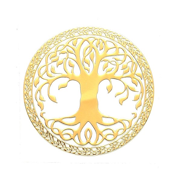 PandaHall Self Adhesive Brass Stickers, Scrapbooking Stickers, for Epoxy Resin Crafts, Tree of Life Pattern, Golden, 30mm Brass Tree of Life
PandaHall Self Adhesive Brass Stickers, Scrapbooking Stickers, for Epoxy Resin Crafts, Tree of Life Pattern, Golden, 30mm Brass Tree of Life
