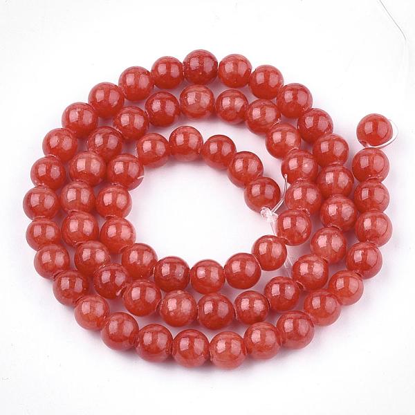PandaHall Natural Dyed Yellow Jade Gemstone Bead Strands, Round, Indian Red, 8mm, Hole: 1mm, about 50pcs/strand, 15.7 inch Yellow Jade Round...
PandaHall Natural Dyed Yellow Jade Gemstone Bead Strands, Round, Indian Red, 8mm, Hole: 1mm, about 50pcs/strand, 15.7 inch Yellow Jade Round...