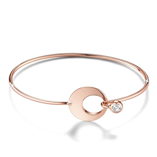 PandaHall SHEGRACE Brass Micro Pave AAA Cubic Zirconia Bangles, Circle, Rose Gold, 2-3/8 inchx2-1/2 inch(60x64mm) Cubic Zirconia
PandaHall SHEGRACE Brass Micro Pave AAA Cubic Zirconia Bangles, Circle, Rose Gold, 2-3/8 inchx2-1/2 inch(60x64mm) Cubic Zirconia