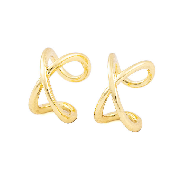 PandaHall Rack Plating Brass Cuff Earrings for Women, Cadmium Free & Lead Free, Long-Lasting Plated, Real 18K Gold Plated, 13x8mm Brass
PandaHall Rack Plating Brass Cuff Earrings for Women, Cadmium Free & Lead Free, Long-Lasting Plated, Real 18K Gold Plated, 13x8mm Brass