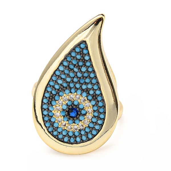 PandaHall Teardrop Rack Plating Brass Micro Pave Cubic Zirconia Open Cuff Ring for Women, Long-Lasting Plated, Lead Free & Cadmium Free..., Blue
PandaHall Teardrop Rack Plating Brass Micro Pave Cubic Zirconia Open Cuff Ring for Women, Long-Lasting Plated, Lead Free & Cadmium Free..., Blue