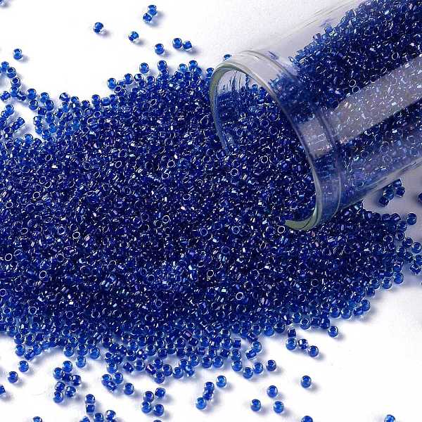 PandaHall TOHO Round Seed Beads, Japanese Seed Beads, (189) Inside Color Luster Crystal/Caribean Blue, 15/0, 1.5mm, Hole: 0.7mm, about...
PandaHall TOHO Round Seed Beads, Japanese Seed Beads, (189) Inside Color Luster Crystal/Caribean Blue, 15/0, 1.5mm, Hole: 0.7mm, about...