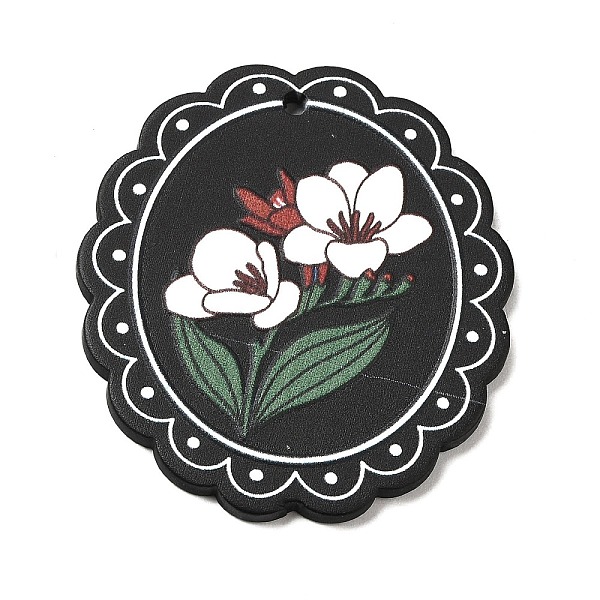 PandaHall Acrylic Pendants, 3D Printed, for DIY Earring Necklace Making, Flower, Dark Sea Green, 43x39x2.5mm, Hole: 2mm Acrylic Flower
PandaHall Acrylic Pendants, 3D Printed, for DIY Earring Necklace Making, Flower, Dark Sea Green, 43x39x2.5mm, Hole: 2mm Acrylic Flower