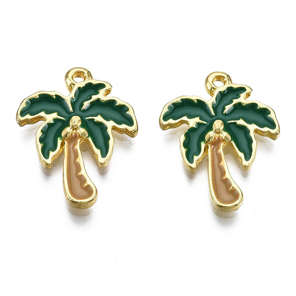 PandaHall Alloy Enamel Pendants, Cadmium Free & Lead Free, Golden, Coconut Tree, Green, 19x15x2.5mm, Hole: 1.2mm Alloy+Enamel Tree Green
PandaHall Alloy Enamel Pendants, Cadmium Free & Lead Free, Golden, Coconut Tree, Green, 19x15x2.5mm, Hole: 1.2mm Alloy+Enamel Tree Green