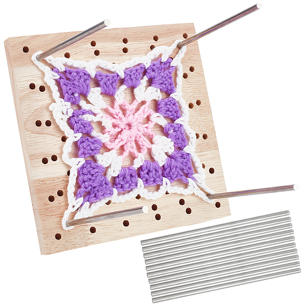 PandaHall BENECREAT Wood Crochet Blocking Board, Knitting Loom, with Custom 304 Stainless Steel Bar, for Making Cushions, Scarves, Hats...
PandaHall BENECREAT Wood Crochet Blocking Board, Knitting Loom, with Custom 304 Stainless Steel Bar, for Making Cushions, Scarves, Hats...