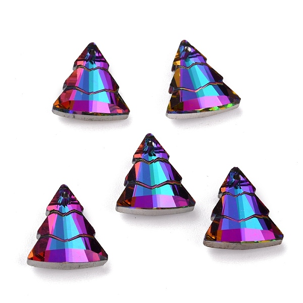 PandaHall Glass Rhinestone Pendants, Bottom Plated, Christmas Tree, Volcano, 15x13.5x5mm, Hole: 1.2mm Glass Tree Multicolor
PandaHall Glass Rhinestone Pendants, Bottom Plated, Christmas Tree, Volcano, 15x13.5x5mm, Hole: 1.2mm Glass Tree Multicolor