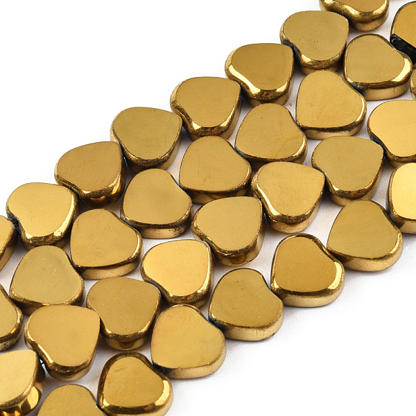 PandaHall Electroplate Glass Beads Strands, Heart, Goldenrod, 9.5x10.5x3mm, Hole: 0.8mm, about 60pcs/strand, 21.65 inch(55cm) Glass Heart..., Gold
PandaHall Electroplate Glass Beads Strands, Heart, Goldenrod, 9.5x10.5x3mm, Hole: 0.8mm, about 60pcs/strand, 21.65 inch(55cm) Glass Heart..., Gold