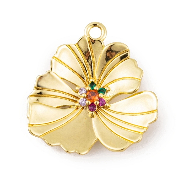 PandaHall Rack Plating Brass Micro Pave Cubic Zirconia Pendants, with Jump Rings, Long-Lasting Plated, Lead Free & Cadmium Free, Flower...
PandaHall Rack Plating Brass Micro Pave Cubic Zirconia Pendants, with Jump Rings, Long-Lasting Plated, Lead Free & Cadmium Free, Flower...