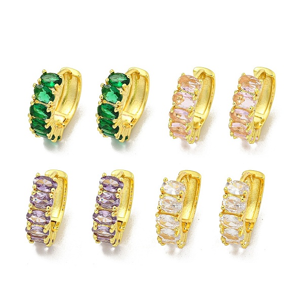 PandaHall Brass Micro Pave Cubic Zirconia Hoop Earring, Real 18K Gold Plated, Mixed Color, 19x6mm Brass Ring Multicolor
PandaHall Brass Micro Pave Cubic Zirconia Hoop Earring, Real 18K Gold Plated, Mixed Color, 19x6mm Brass Ring Multicolor