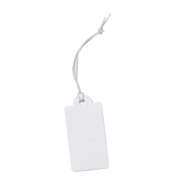 PandaHall Paper Price Tags, with Elastic Cord, Rectangle, WhiteSmoke, 8.8~9.5cm, Rectangle: 39x19x0.3mm Paper Rectangle White
PandaHall Paper Price Tags, with Elastic Cord, Rectangle, WhiteSmoke, 8.8~9.5cm, Rectangle: 39x19x0.3mm Paper Rectangle White